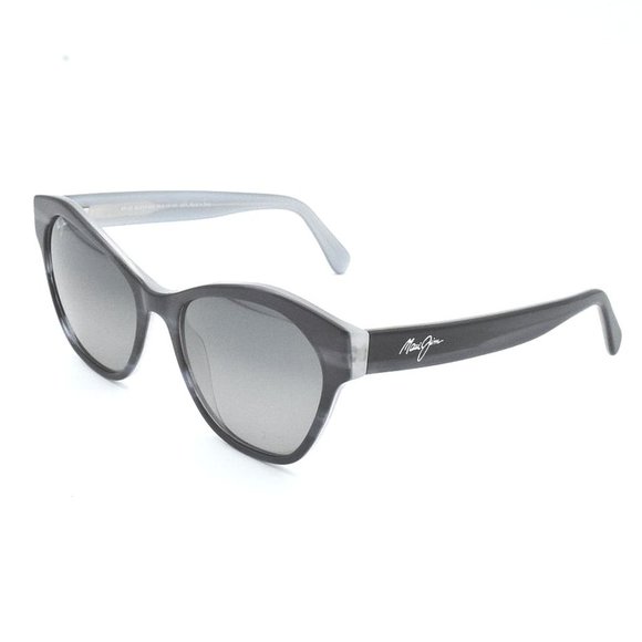 Maui Jim KILA MJ 819-02A Black with Pearl interior / Neutral Grey Polarized main image 6